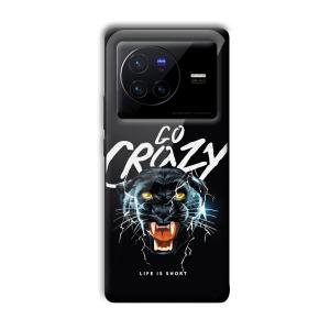 Go Crazy Customized Printed Glass Back Cover for Vivo X80 Pro