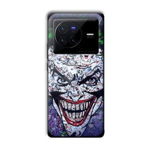 Joker Customized Printed Glass Back Cover for Vivo X80 Pro