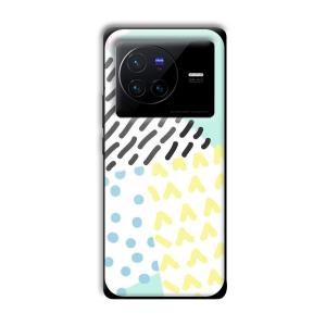 Cool Pattern Customized Printed Glass Back Cover for Vivo X80
