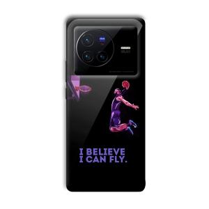 I Believe Customized Printed Glass Back Cover for Vivo X80 Pro