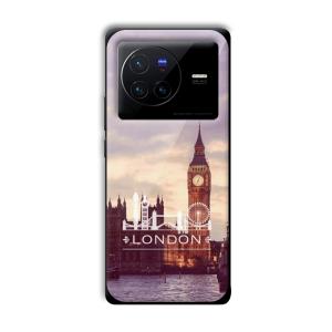 London Customized Printed Glass Back Cover for Vivo X80