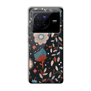 Abstract Art Customized Printed Glass Back Cover for Vivo X80