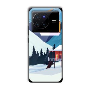 Holiday Home Customized Printed Glass Back Cover for Vivo X80