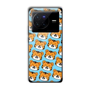 Laughing Cub Customized Printed Glass Back Cover for Vivo X80 Pro