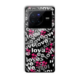 Love Customized Printed Glass Back Cover for Vivo X80