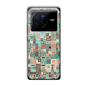 Green Maze Customized Printed Glass Back Cover for Vivo X80 Pro