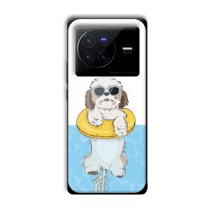 Cool Dog Customized Printed Glass Back Cover for Vivo X80 Pro