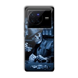 Scary Man Customized Printed Glass Back Cover for Vivo X80
