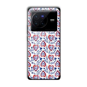 Little Spades Customized Printed Glass Back Cover for Vivo X80 Pro