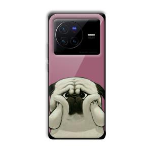 Chubby Dogo Customized Printed Glass Back Cover for Vivo X80 Pro