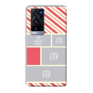 Diagnol Frame Customized Printed Back Cover for Vivo X60 Pro Plus