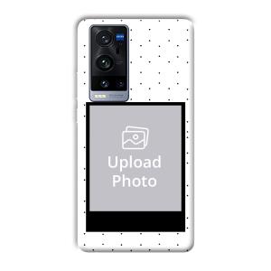 White Background  Customized Printed Back Cover for Vivo X60 Pro Plus