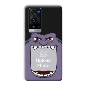Purple Monster Customized Printed Back Cover for Vivo X60 Pro Plus