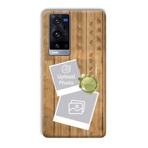 Wooden Photo Collage Customized Printed Back Cover for Vivo X60 Pro Plus