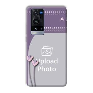 Lilac Pattern Customized Printed Back Cover for Vivo X60 Pro Plus