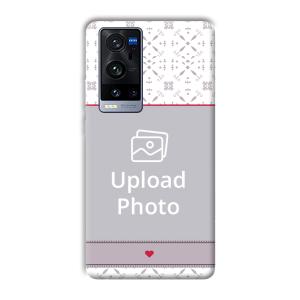 Fabric Print Customized Printed Back Cover for Vivo X60 Pro Plus