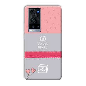 Pinkish Design Customized Printed Back Cover for Vivo X60 Pro Plus
