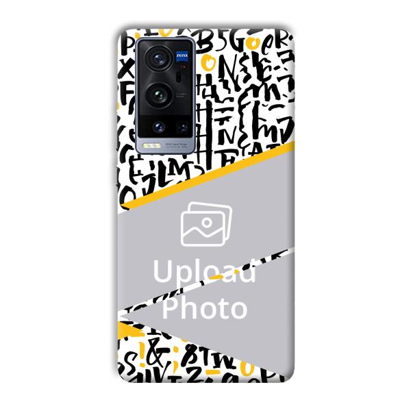 Letters Customized Printed Back Cover for Vivo X60 Pro Plus