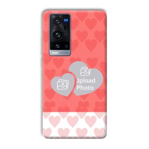 2 Hearts Customized Printed Back Cover for Vivo X60 Pro Plus