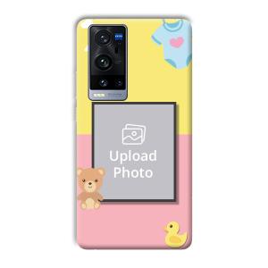 Teddy Bear Baby Design Customized Printed Back Cover for Vivo X60 Pro Plus