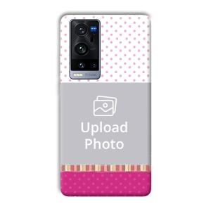Baby Pink Design Customized Printed Back Cover for Vivo X60 Pro Plus