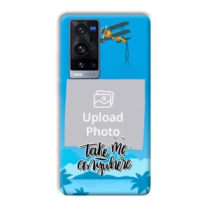 Take Me Anywhere Travel Customized Printed Back Cover for Vivo X60 Pro Plus