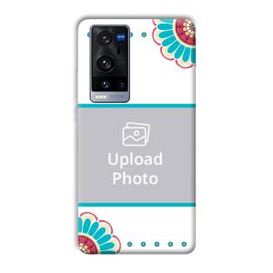 Floral  Customized Printed Back Cover for Vivo X60 Pro Plus