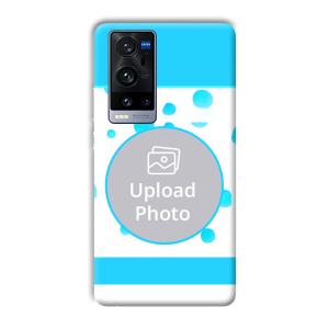 Bluish Customized Printed Back Cover for Vivo X60 Pro Plus
