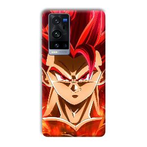 Goku Design Phone Customized Printed Back Cover for Vivo X60 Pro Plus