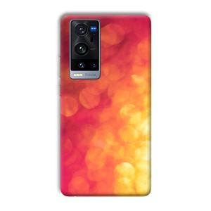 Red Orange Phone Customized Printed Back Cover for Vivo X60 Pro Plus