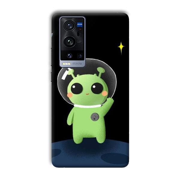 Alien Character Phone Customized Printed Back Cover for Vivo X60 Pro Plus