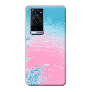 Pink Water Phone Customized Printed Back Cover for Vivo X60 Pro Plus