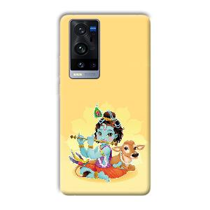Baby Krishna Phone Customized Printed Back Cover for Vivo X60 Pro Plus