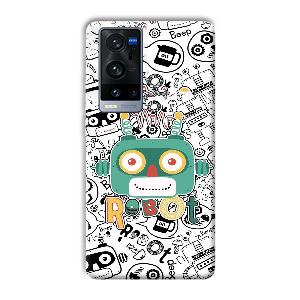 Animated Robot Phone Customized Printed Back Cover for Vivo X60 Pro Plus