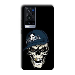 Panda & Skull Phone Customized Printed Back Cover for Vivo X60 Pro Plus