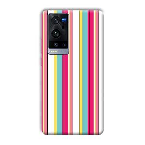 Lines Pattern Phone Customized Printed Back Cover for Vivo X60 Pro Plus