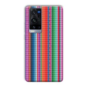 Fabric Pattern Phone Customized Printed Back Cover for Vivo X60 Pro Plus