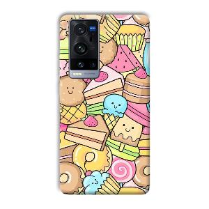 Love Desserts Phone Customized Printed Back Cover for Vivo X60 Pro Plus