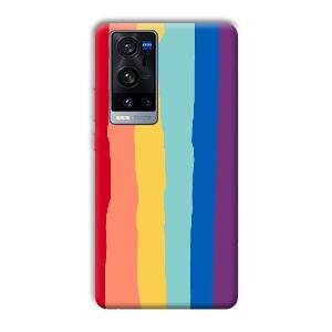 Vertical Paint Phone Customized Printed Back Cover for Vivo X60 Pro Plus