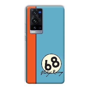 Vintage Racing Phone Customized Printed Back Cover for Vivo X60 Pro Plus