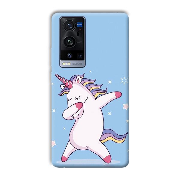 Unicorn Dab Phone Customized Printed Back Cover for Vivo X60 Pro Plus