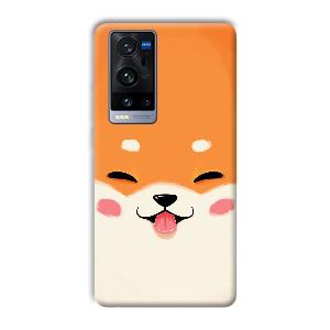 Smiley Cat Phone Customized Printed Back Cover for Vivo X60 Pro Plus