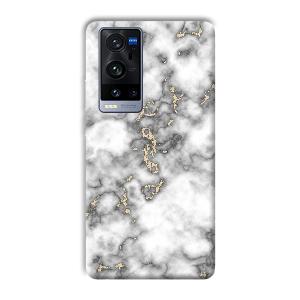Grey White Design Phone Customized Printed Back Cover for Vivo X60 Pro Plus
