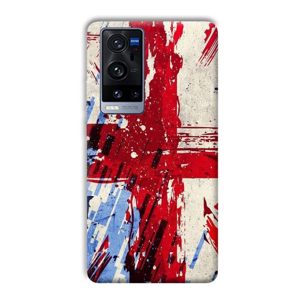 Red Cross Design Phone Customized Printed Back Cover for Vivo X60 Pro Plus