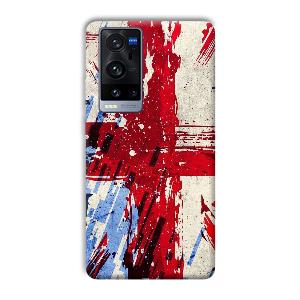 Red Cross Design Phone Customized Printed Back Cover for Vivo X60 Pro Plus