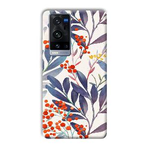 Cherries Phone Customized Printed Back Cover for Vivo X60 Pro Plus