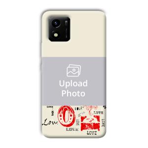 LOVE Customized Printed Back Cover for Vivo Y01
