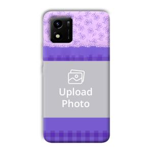 Cute Flowers Customized Printed Back Cover for Vivo Y01