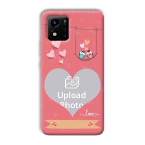 Love Birds Design Customized Printed Back Cover for Vivo Y01