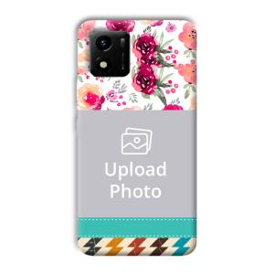 Water Color Painting Customized Printed Back Cover for Vivo Y01